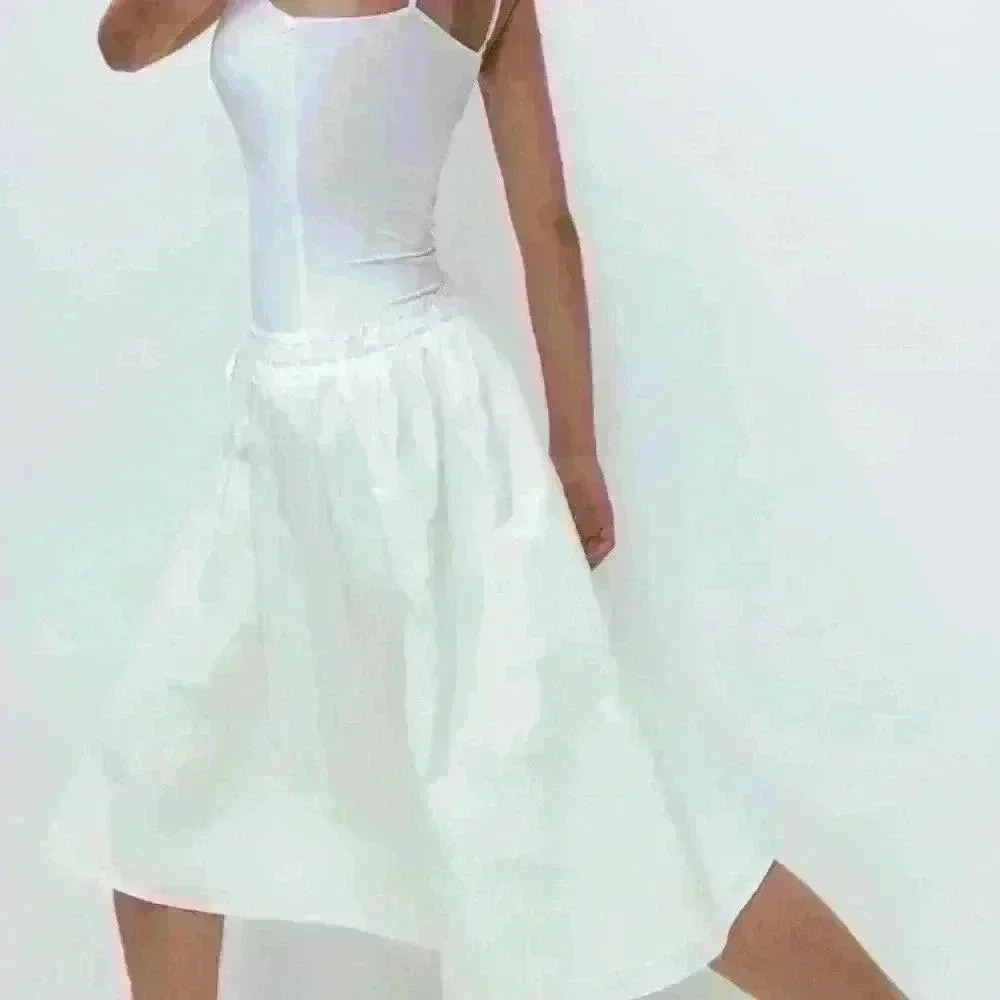 H&M Divided Nylon Circle Skirt sz L (runs large) - Picture 9 of 12